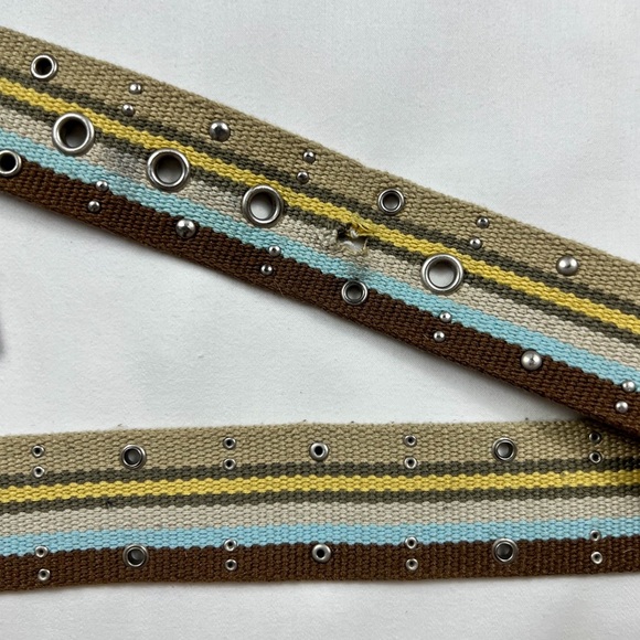 Y2K Striped Belt - Picture 3 of 7